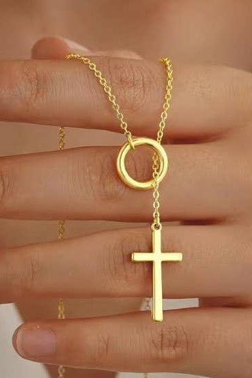 GRACE CROSS NECKLACE