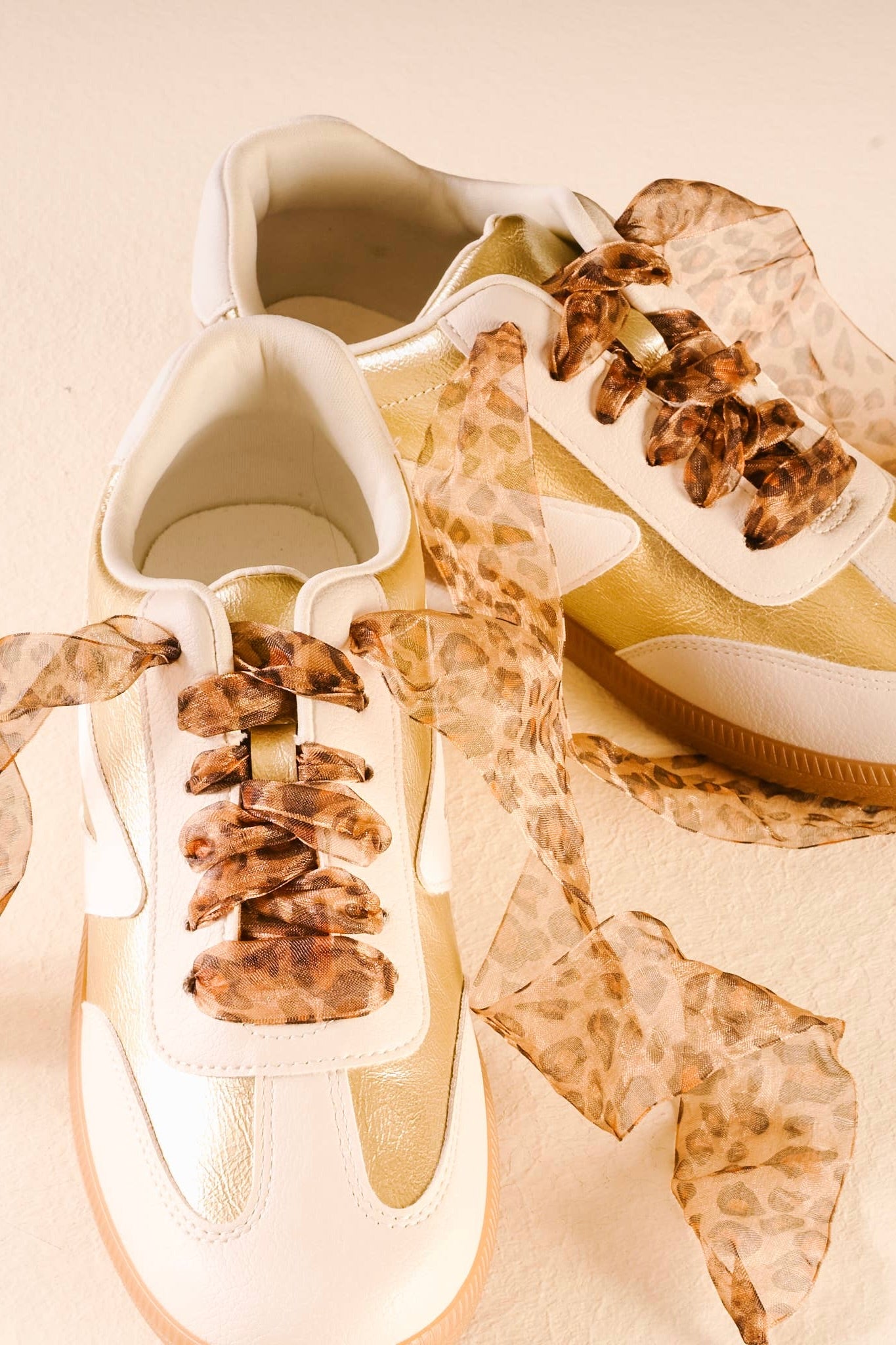 SHOELACES - SHEER CHEETAH