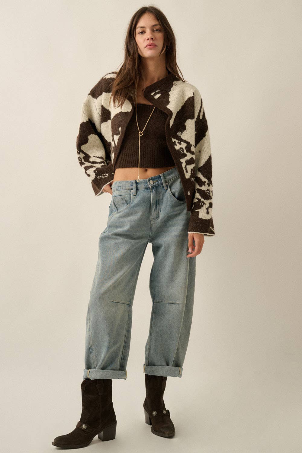 BRIDLE CREST CARDIGAN