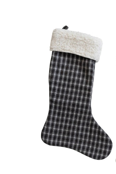 PLAID WOOL STOCKINGS