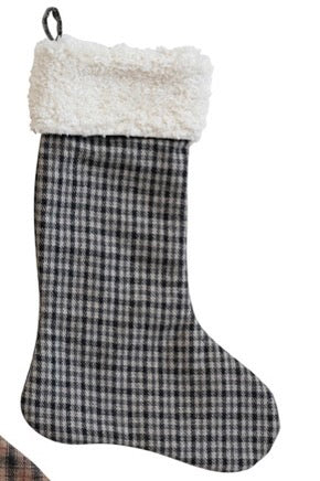PLAID WOOL STOCKINGS