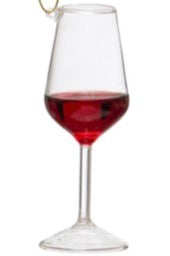 WINE GLASS ORNAMENT