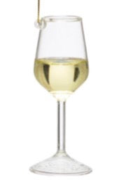 WINE GLASS ORNAMENT