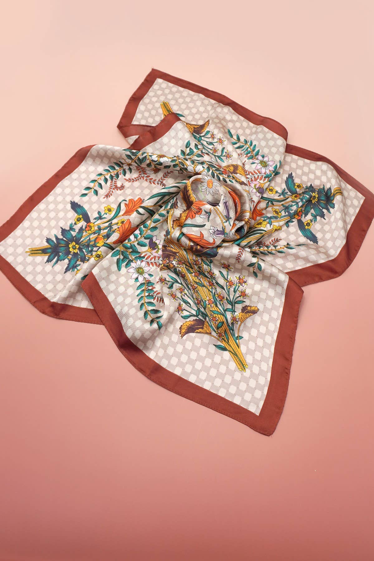 LARGE FLORAL SCARF