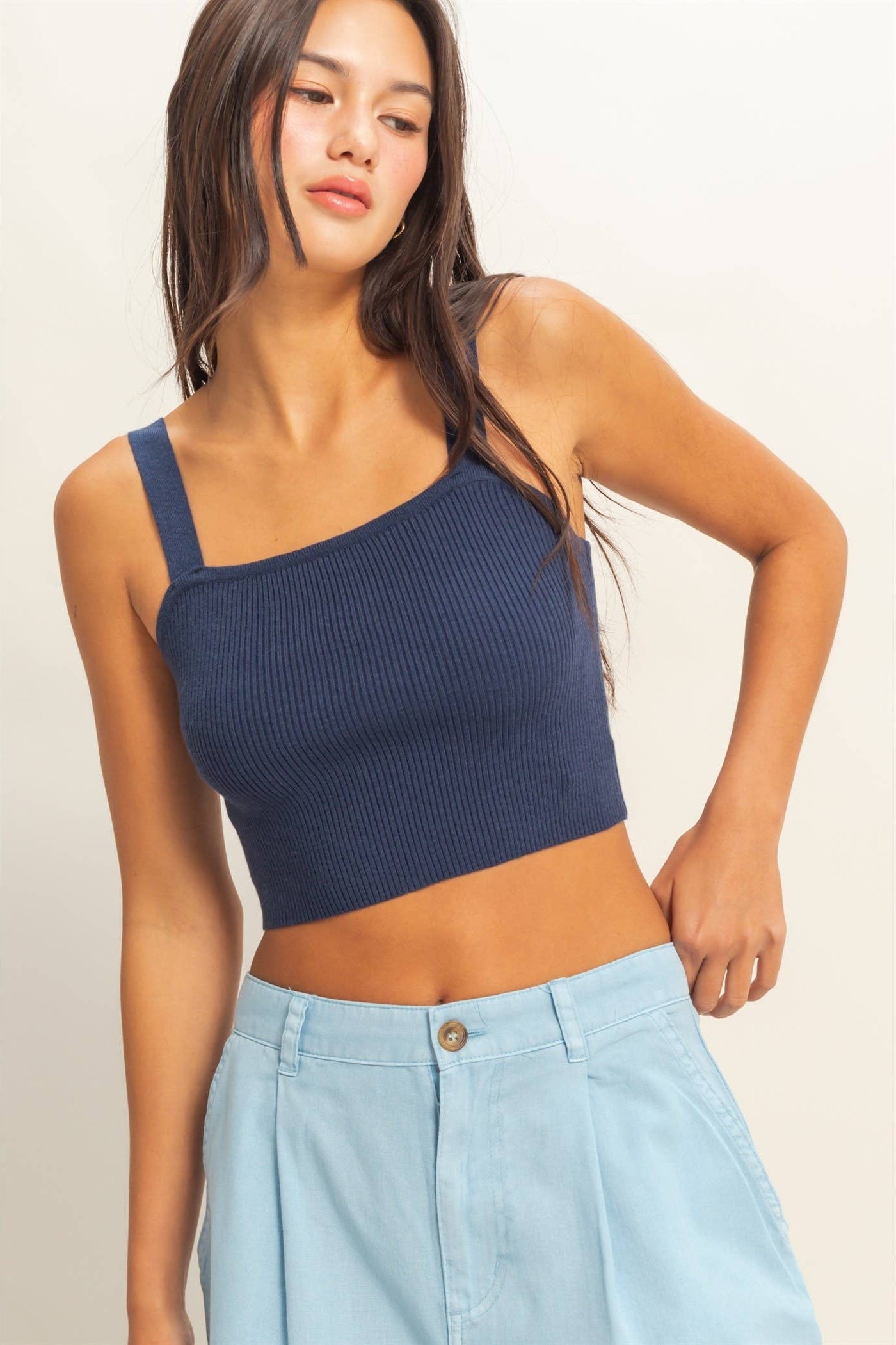 DEL MAR CROPPED TANK