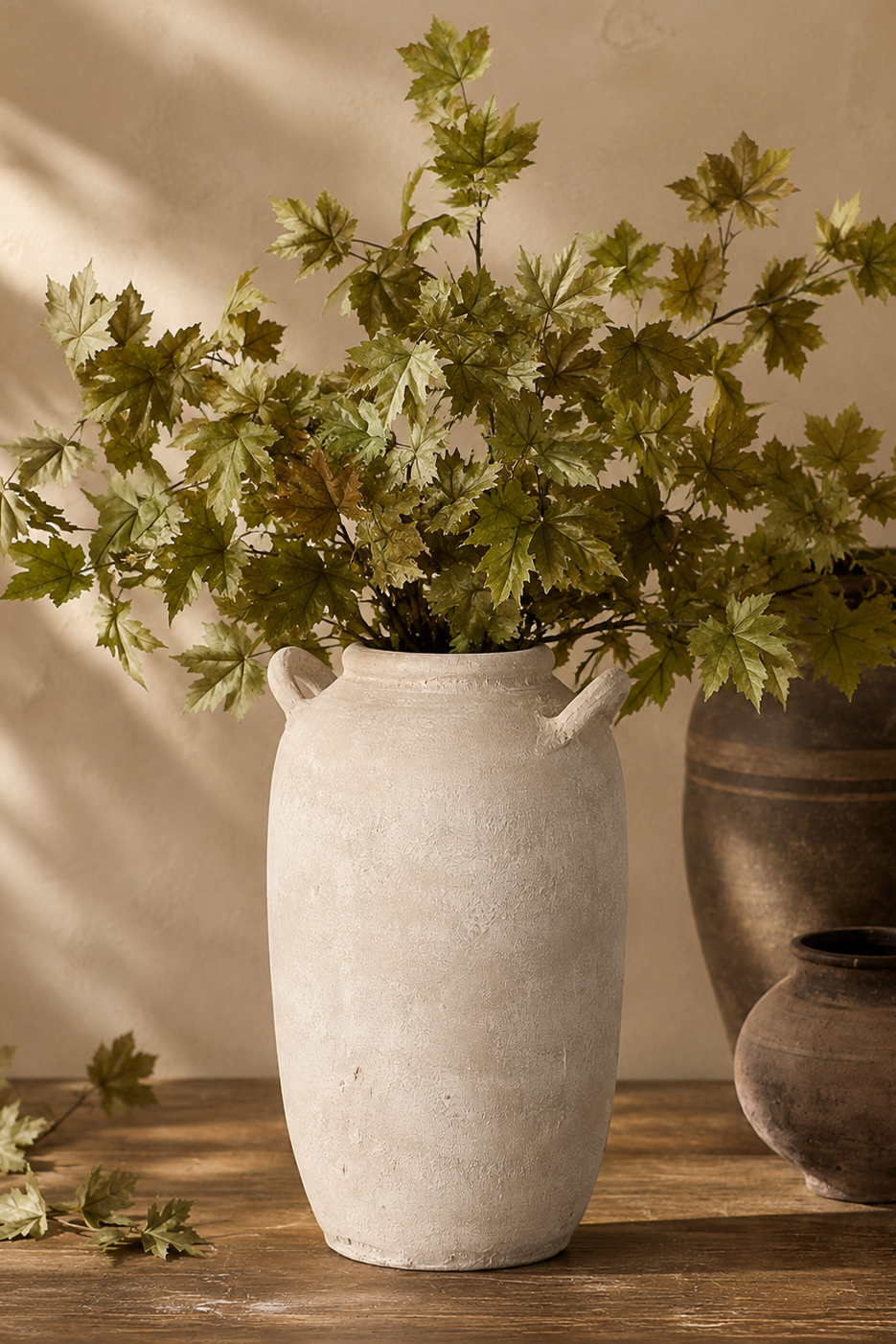 JITANA - MIRA VASE - OATMEAL (IN STORE PICK UP ONLY)