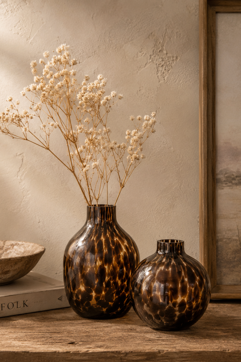 HAWTHORNE TORTOISESHELL VASE SET