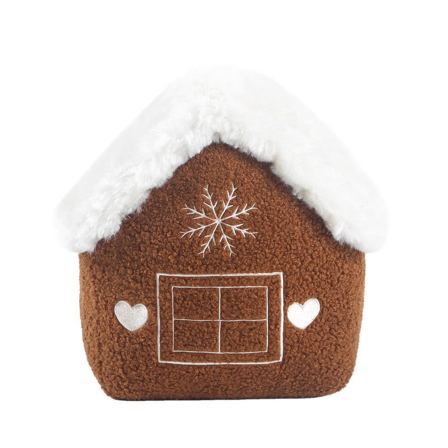 GINGERBREAD HOUSE PILLOW