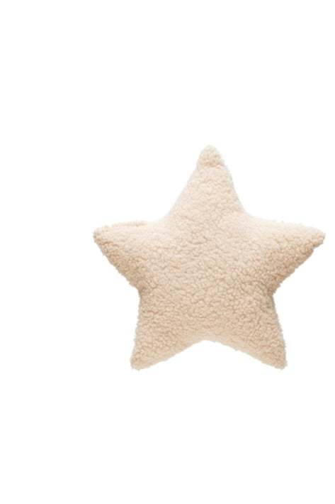 FAUX SHERPA STAR SHAPED PILLOWS
