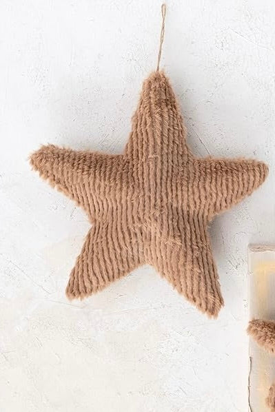 FUZZY STAR ORNAMENT