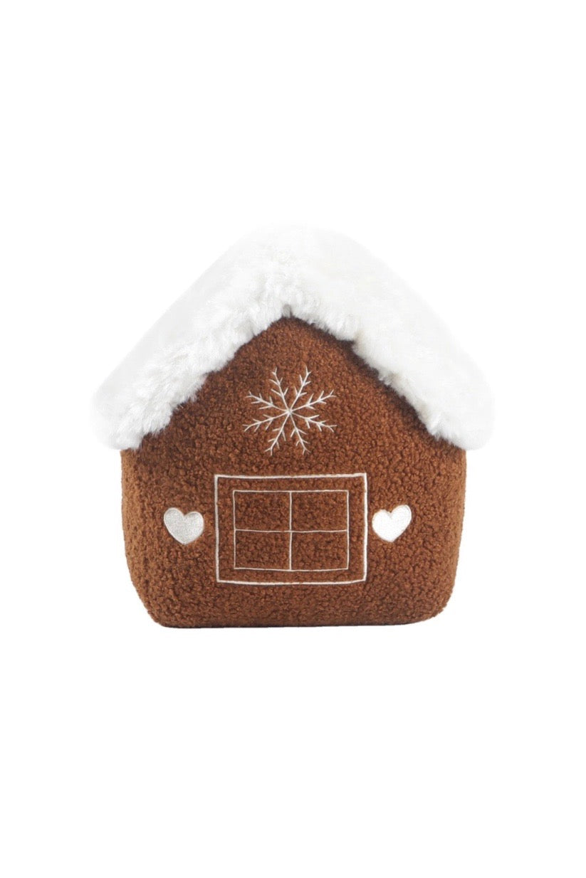 GINGERBREAD HOUSE PILLOW