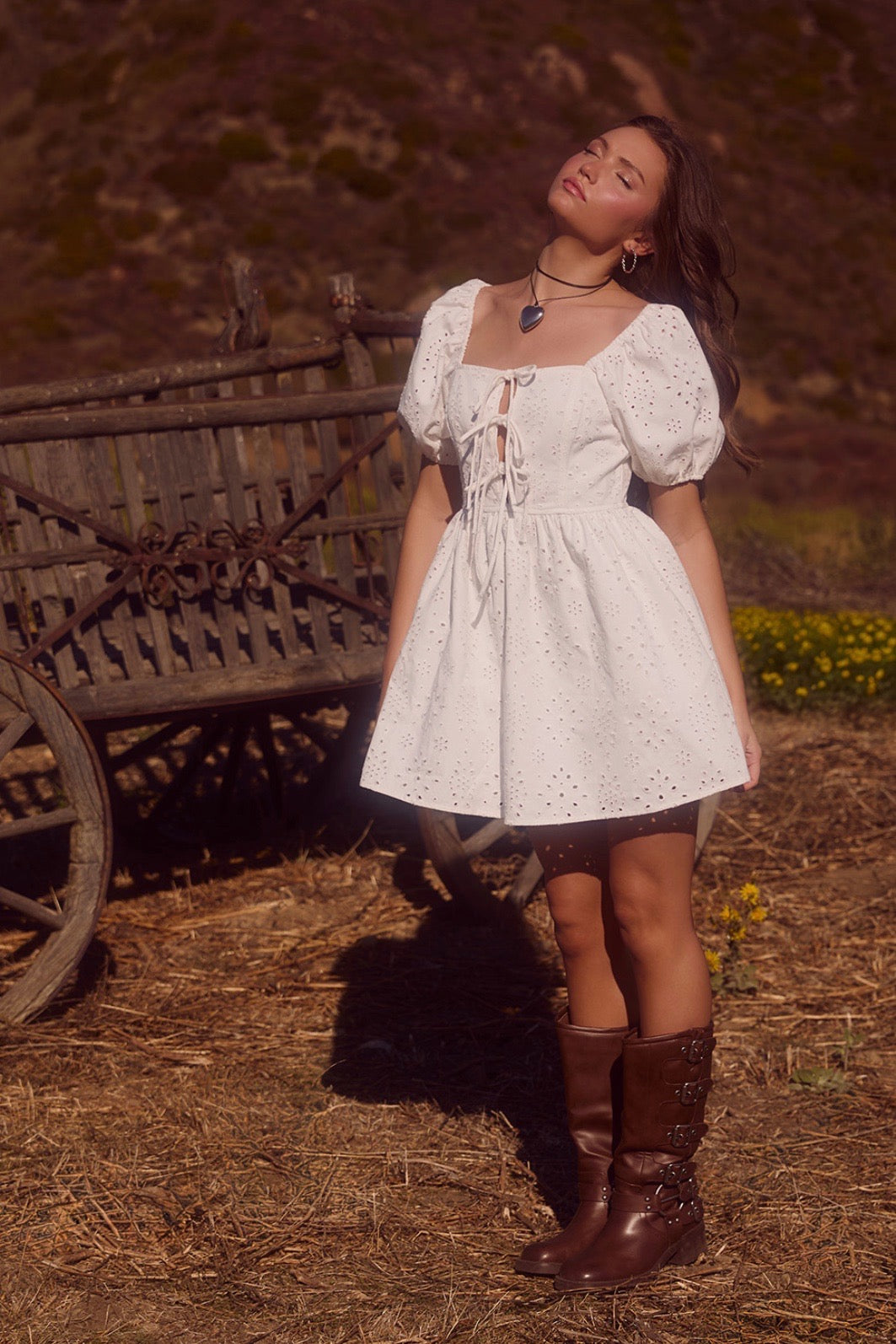 LEXINGTON EYELET DRESS