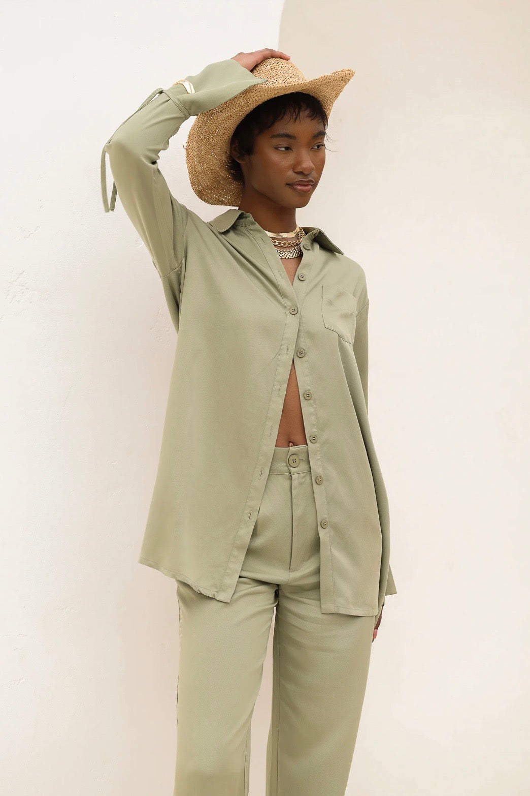 SIX THE LABEL - MONSTERA BLOUSE