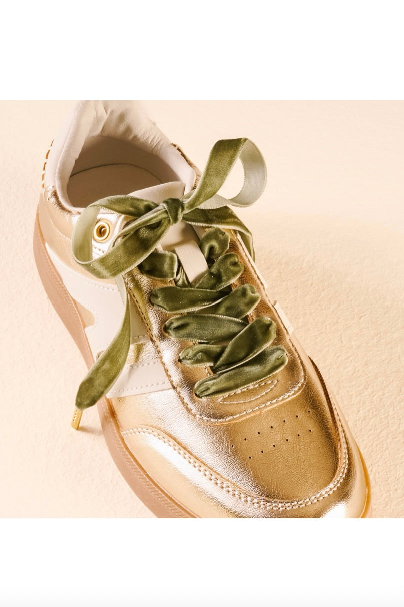 SHOELACES - VELVET GREEN