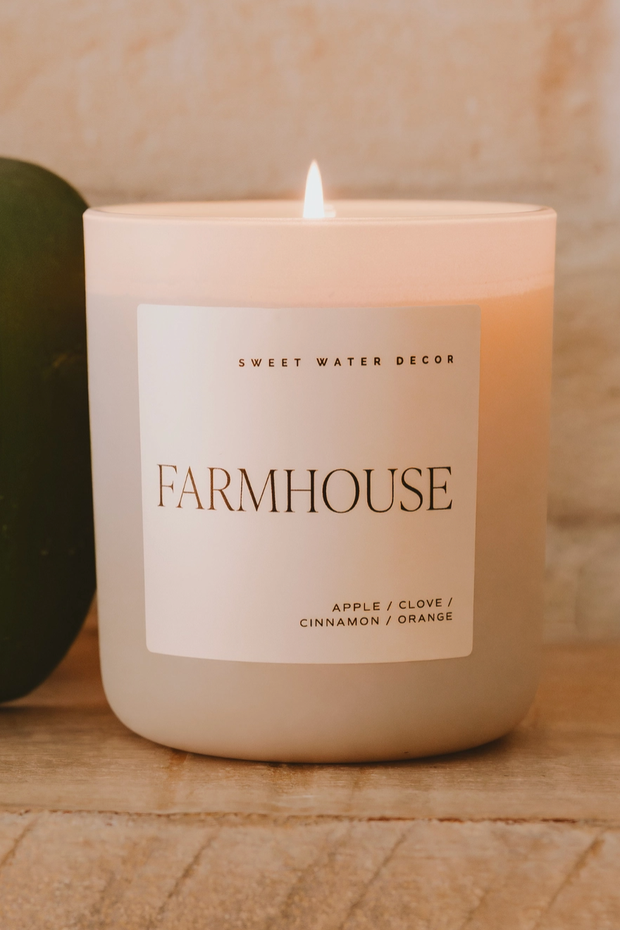 FARMHOUSE CANDLE 15OZ