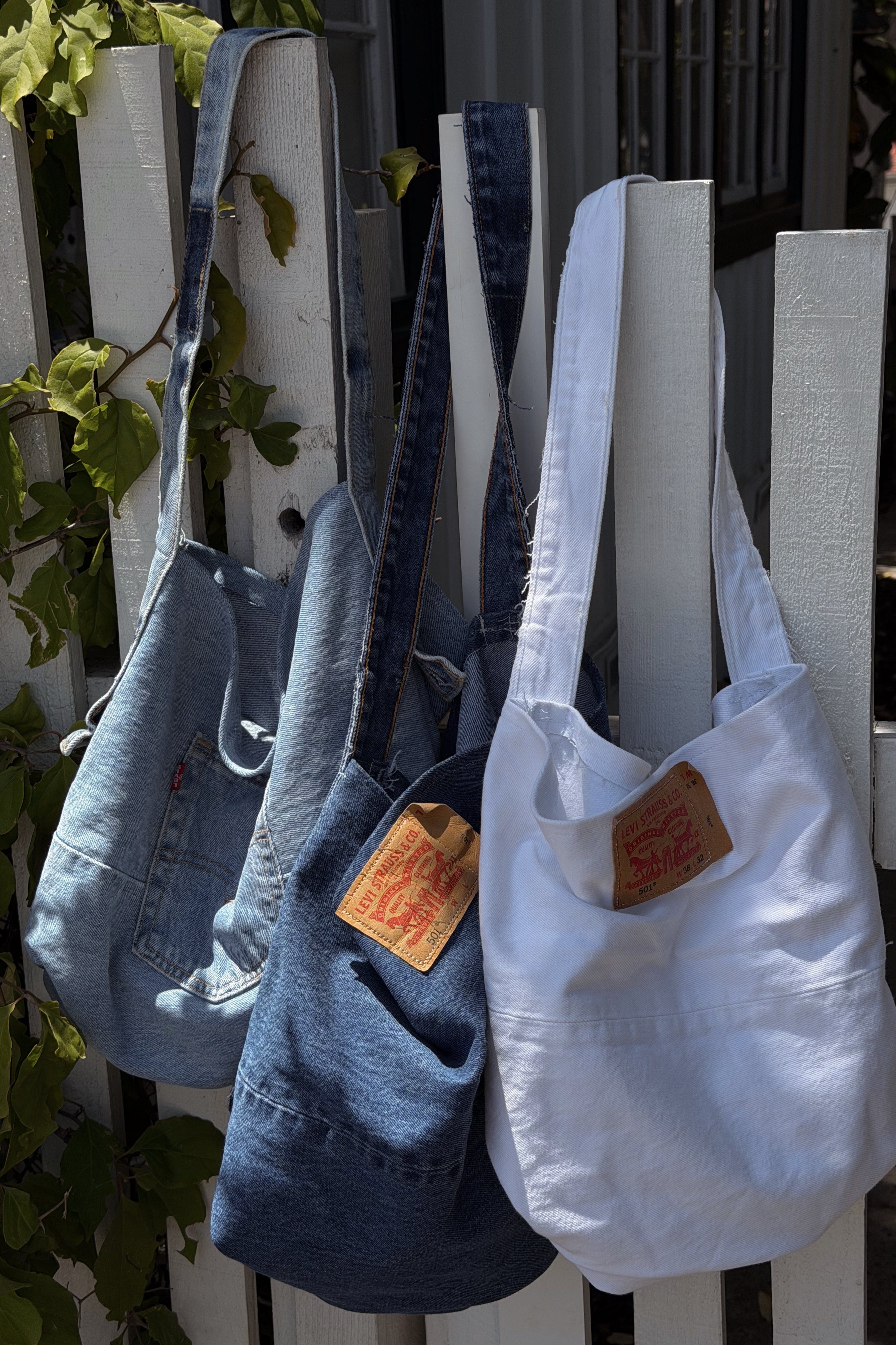 WORN WELL x SALT CULTURE DENIM BOHO BAG - LARGE
