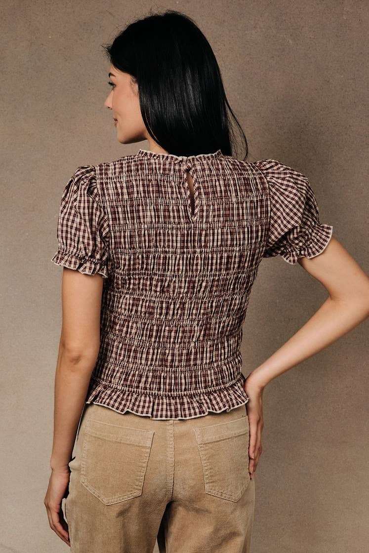 BRIAR SMOCKED TOP