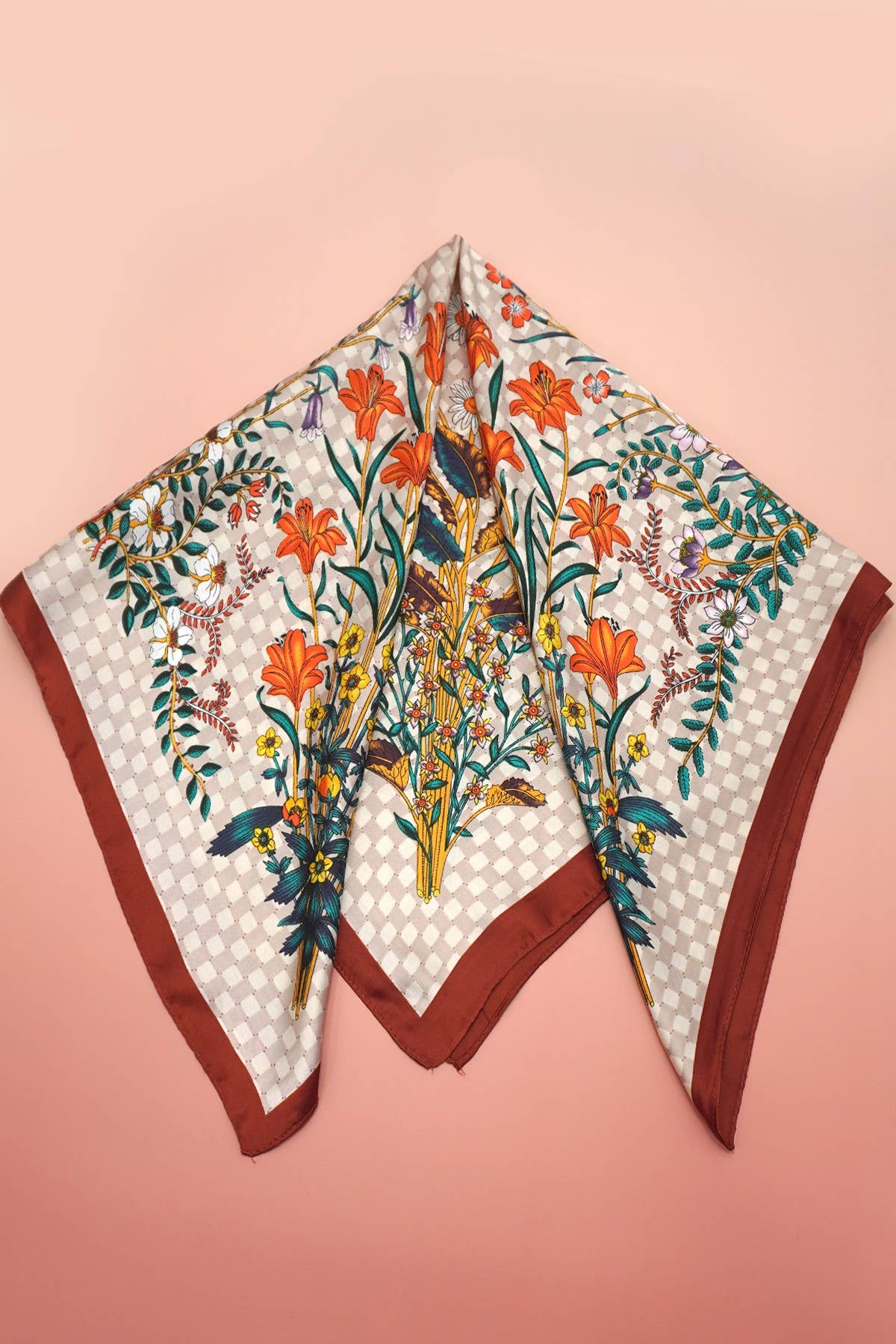 LARGE FLORAL SCARF