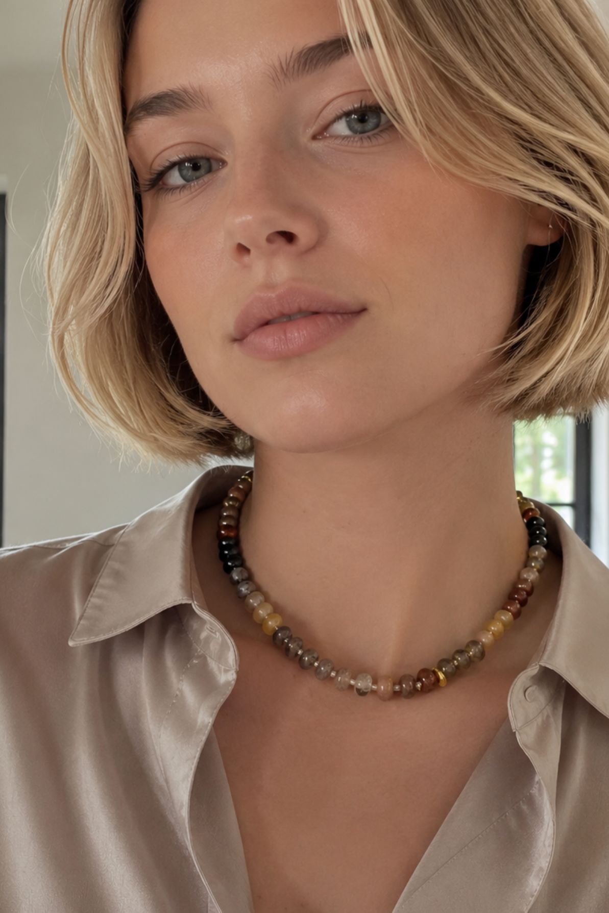 GARDEN BEADED NECKLACE
