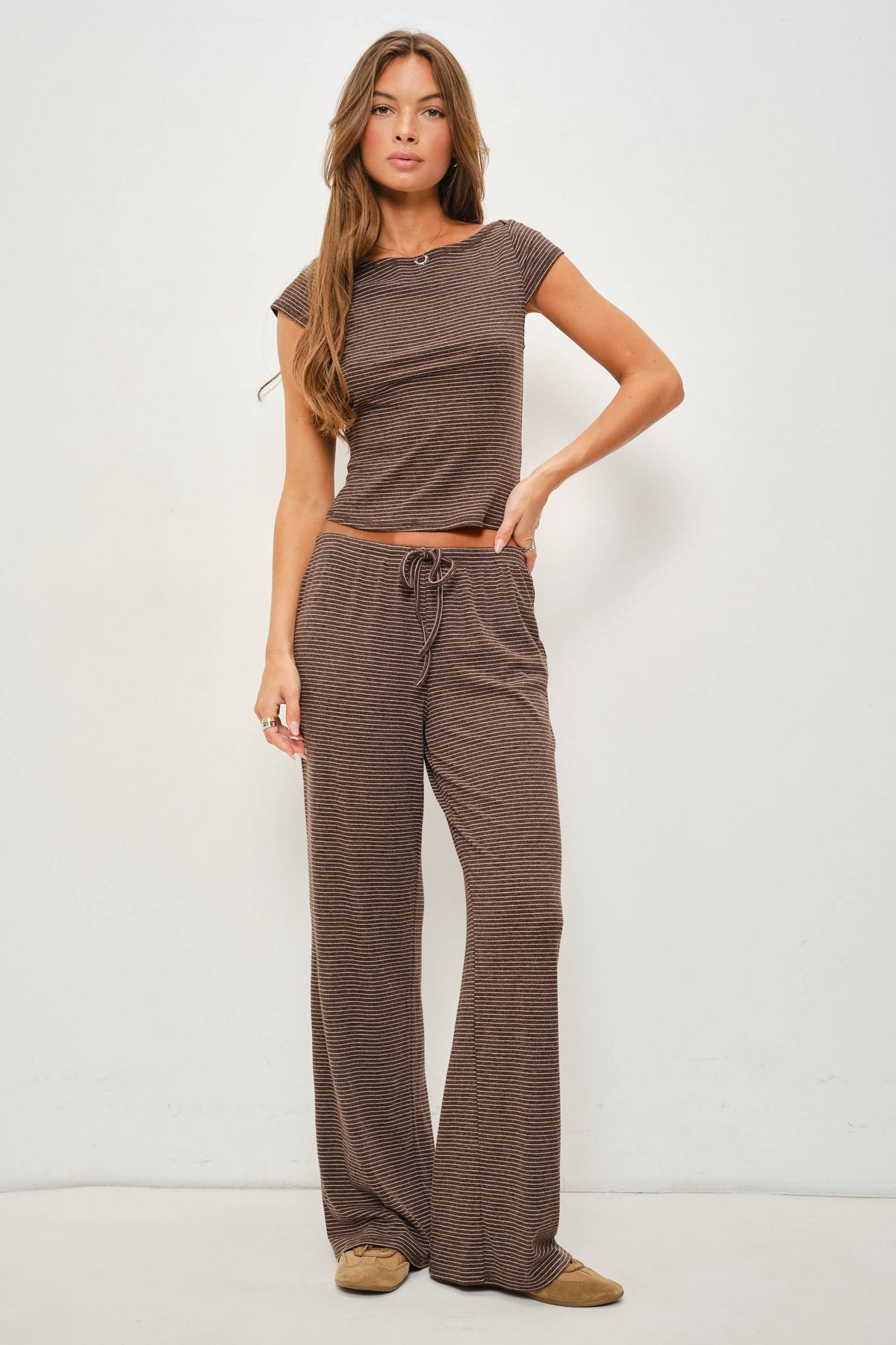 PERRY STRIPE PANTS
