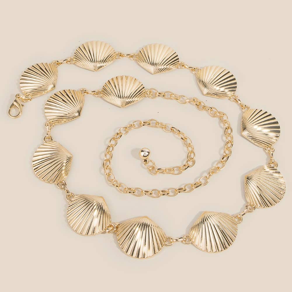 SEASHELL CHAIN BELT