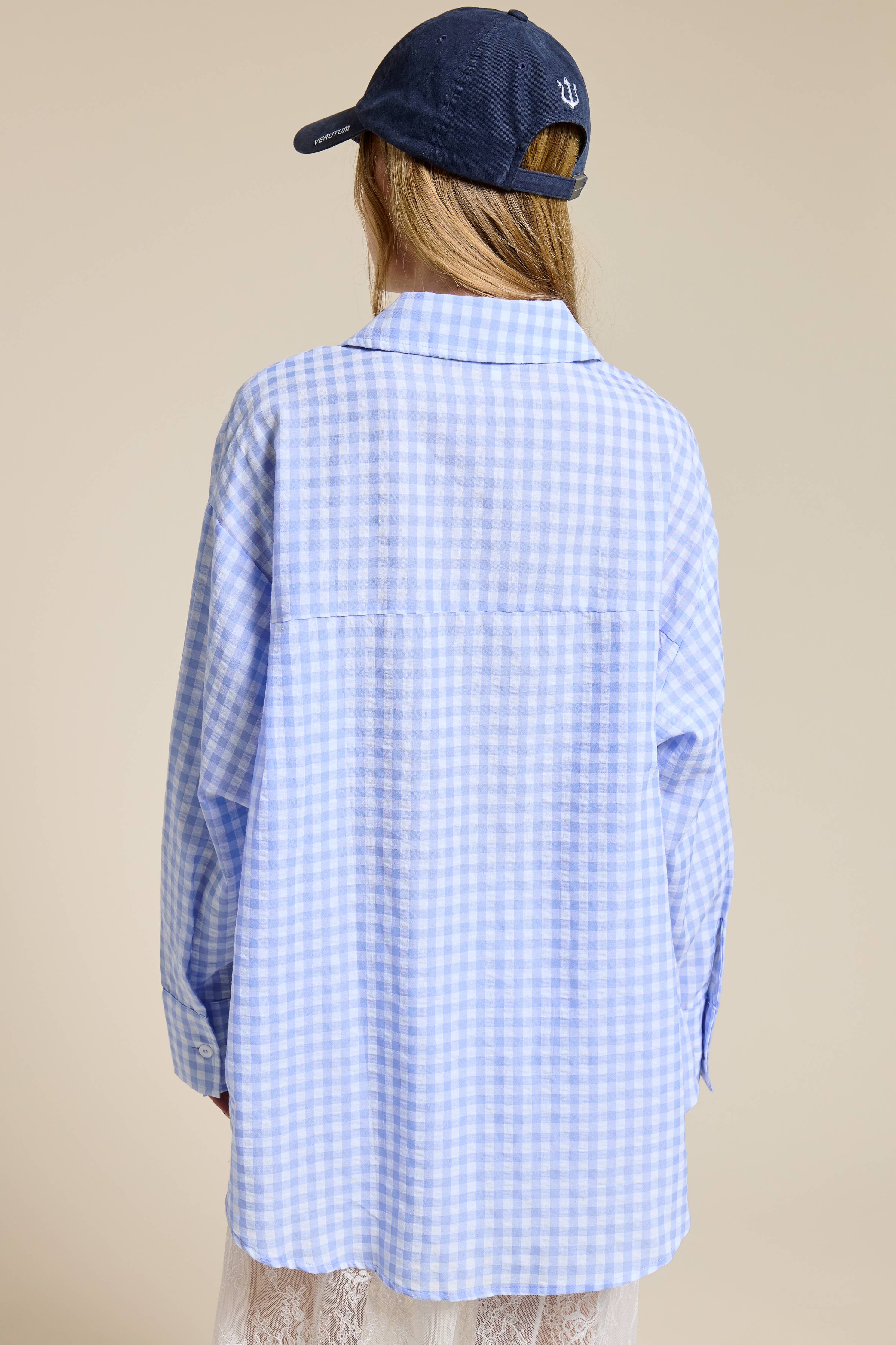 GINGHAM BUTTON DOWN