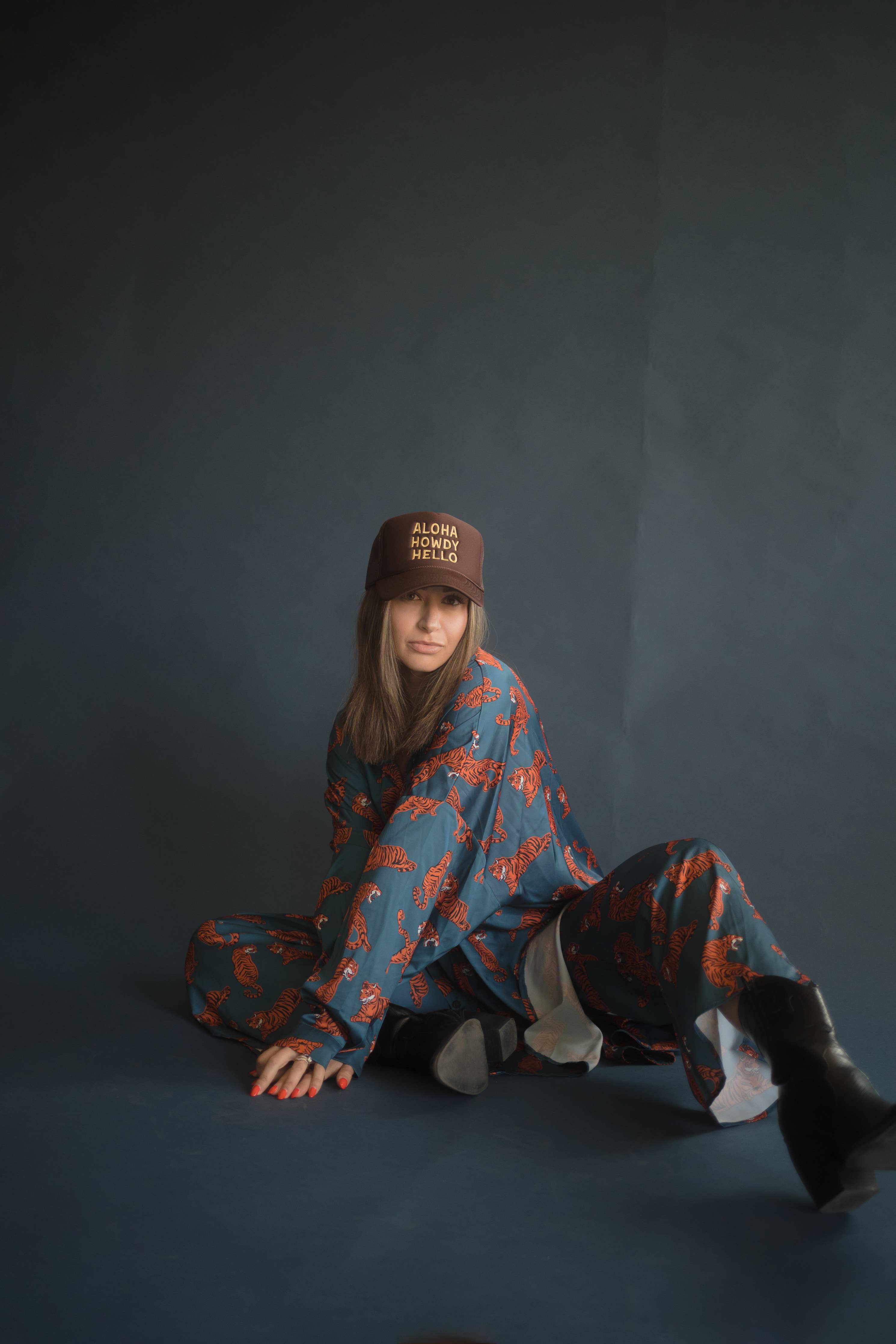 ALOHA HOWDY HELLO HAT