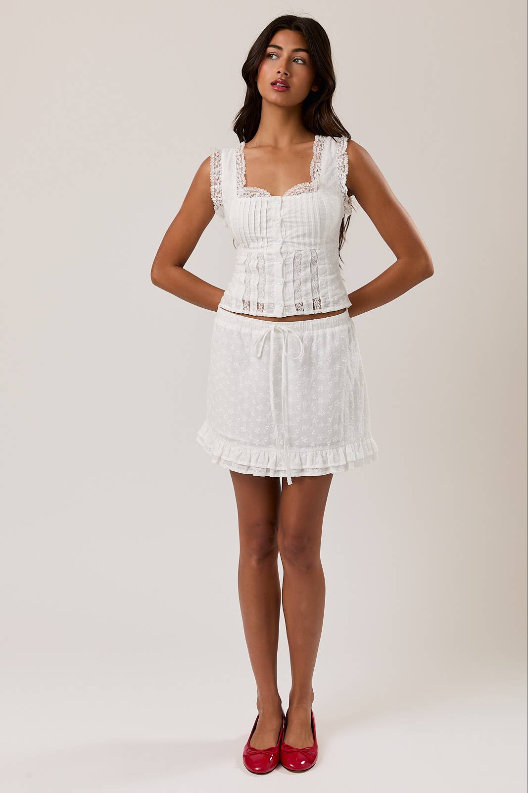 KNOXVILLE RUFFLE TOP