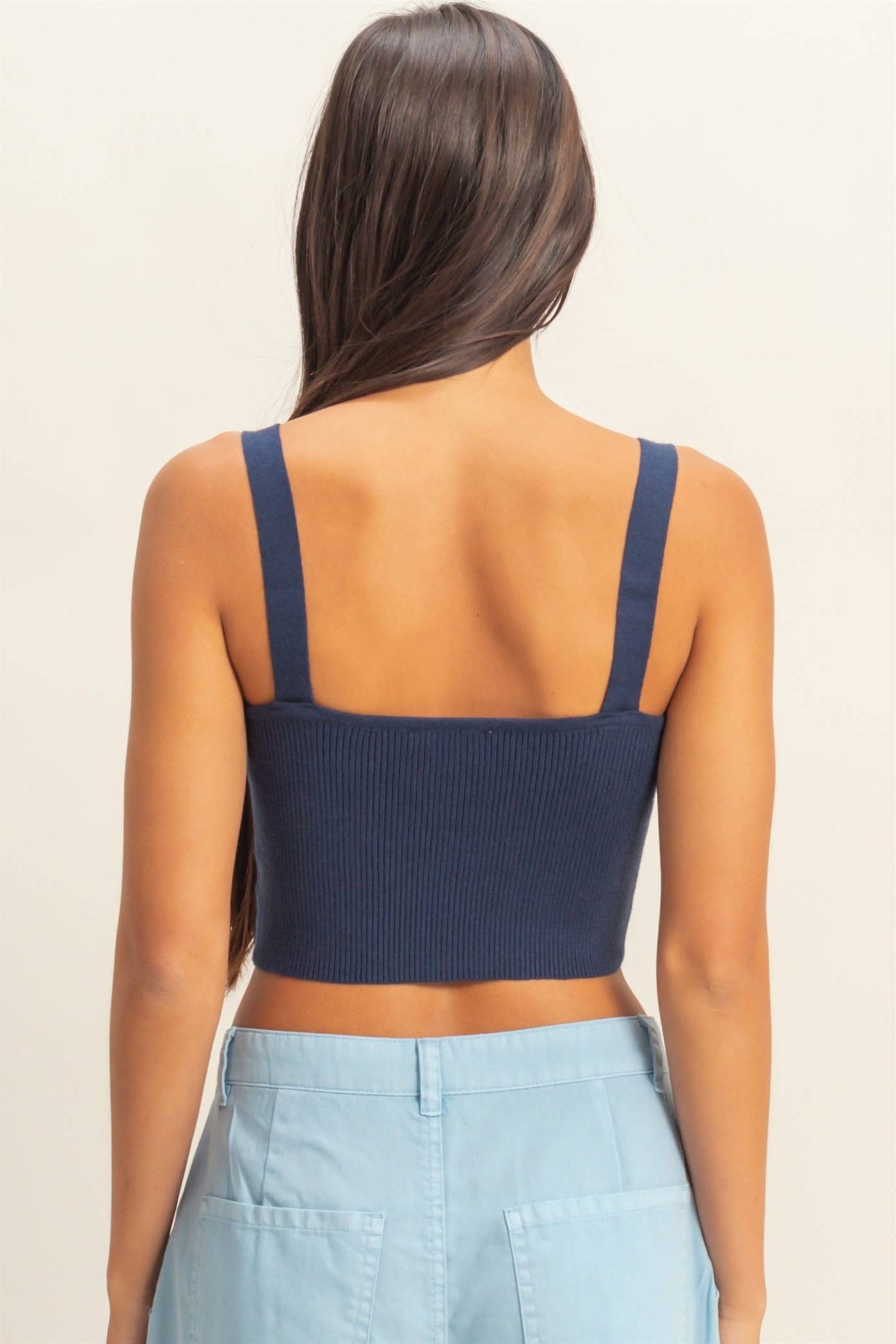 DEL MAR CROPPED TANK