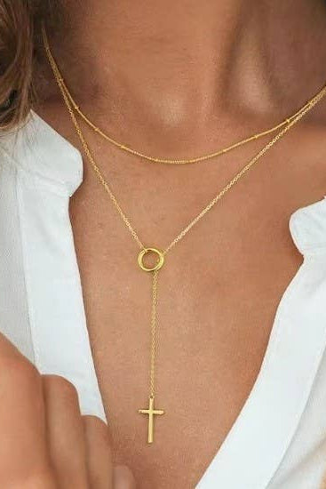 GRACE CROSS NECKLACE