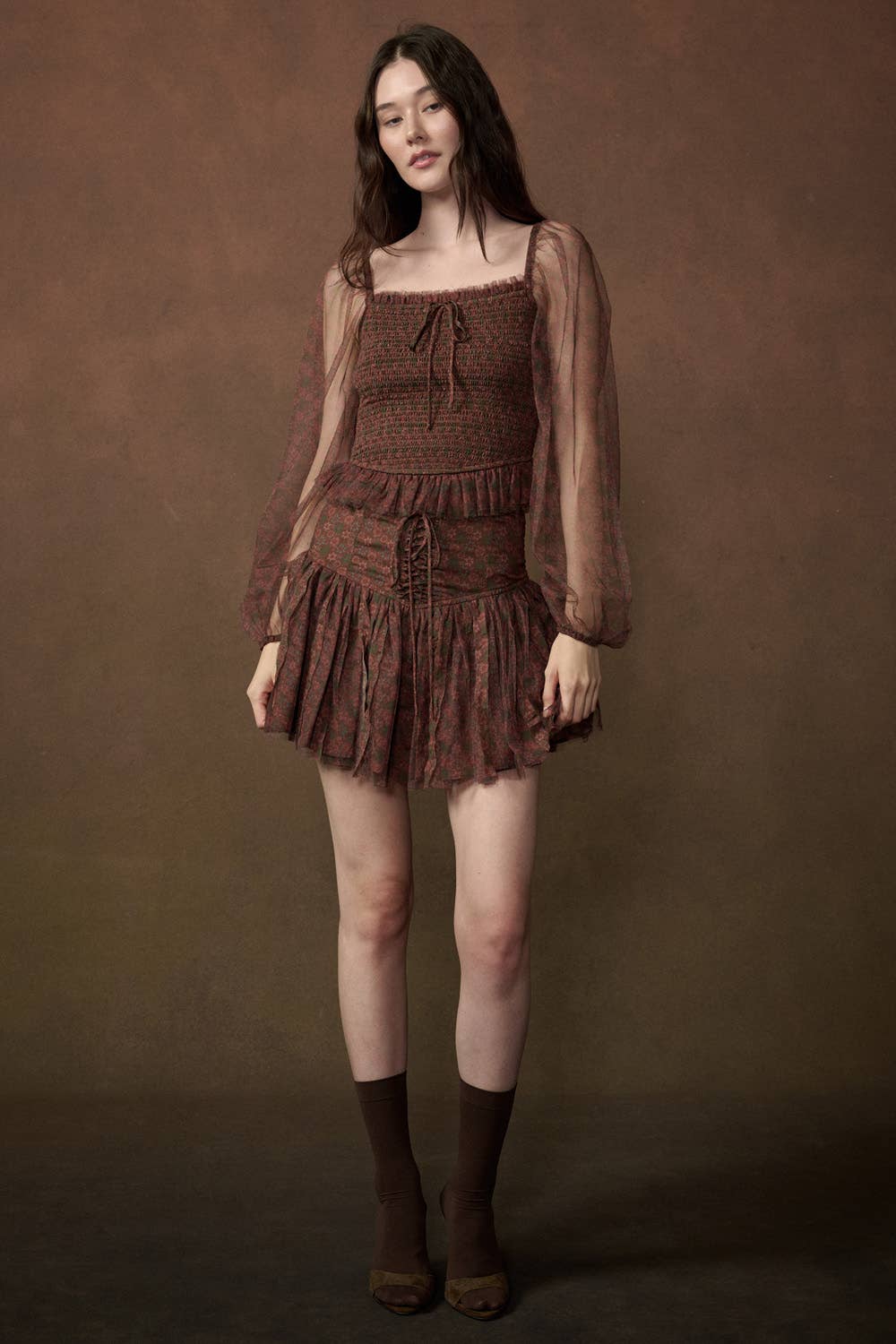 EDINBURGH LACE MINI SKORT