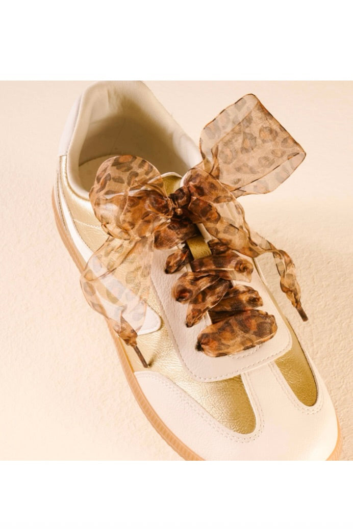 SHOELACES - SHEER CHEETAH