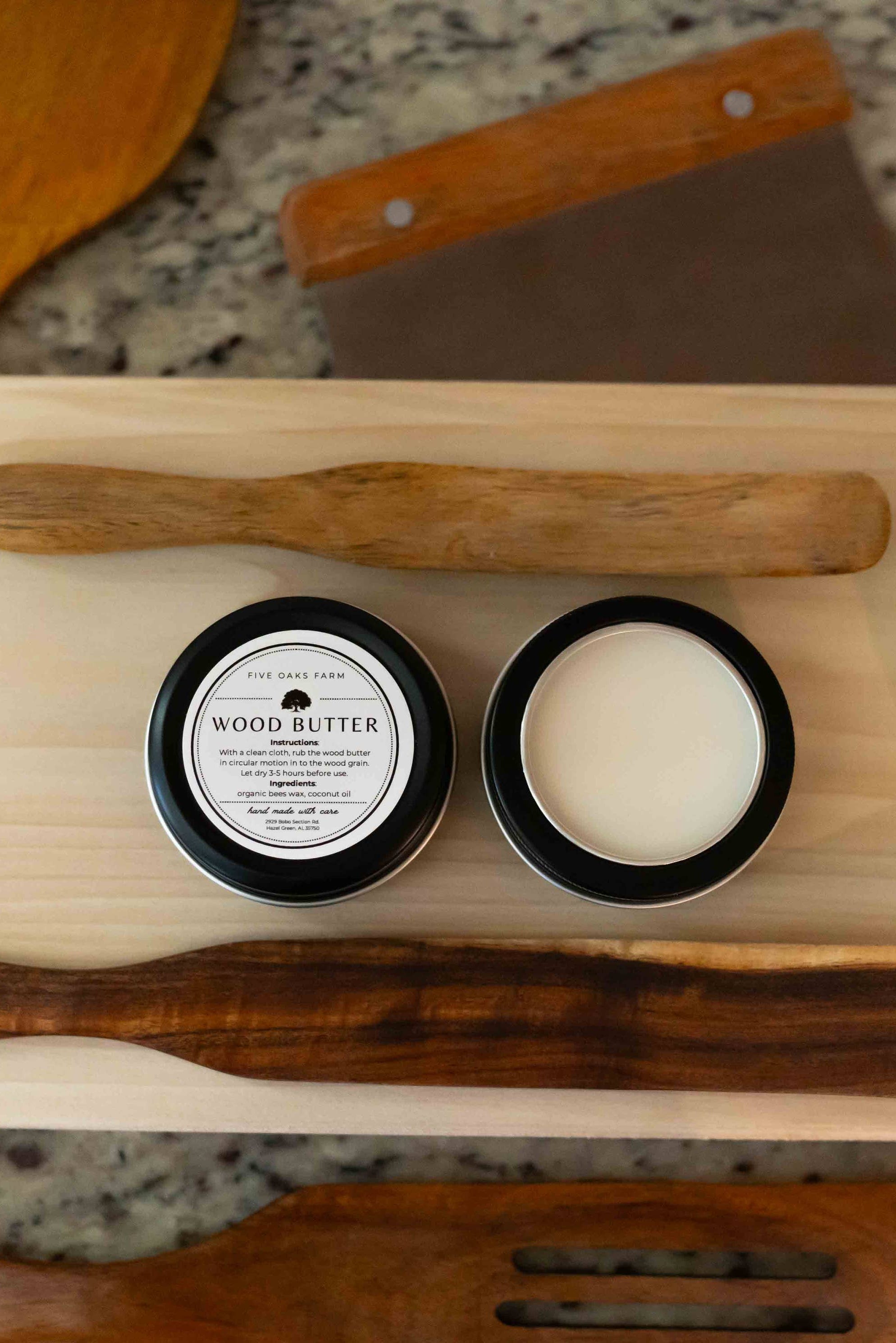 ALL NATURAL WOOD BUTTER