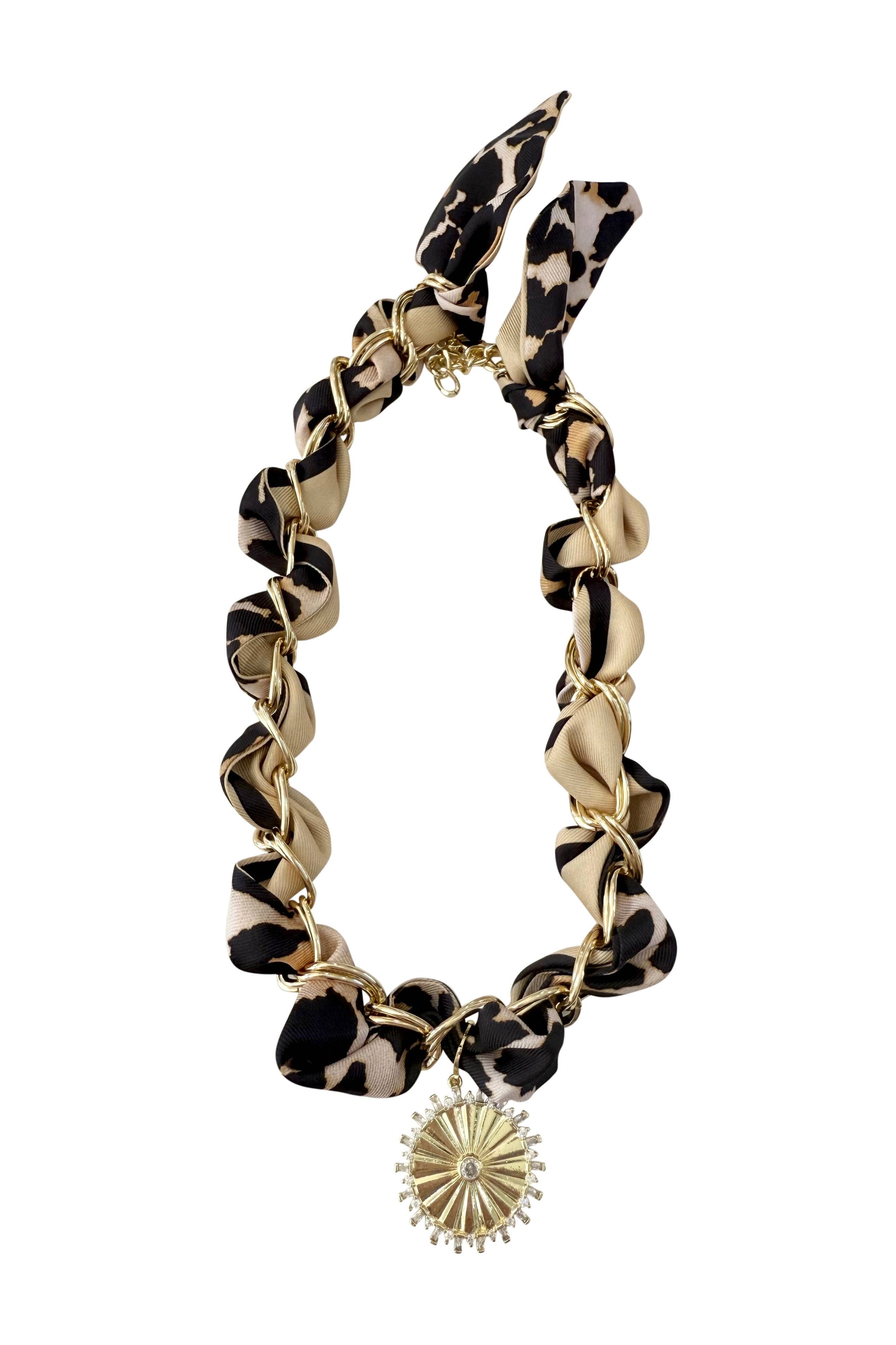 GOLDEN SCARF NECKLACE