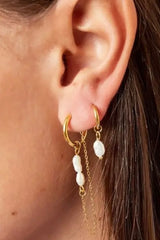 BOEM COLLECTION - SHILOH PEARL DROP EARRINGS