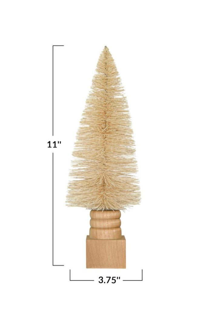 CREAM BOTTLE BRUSH TREE