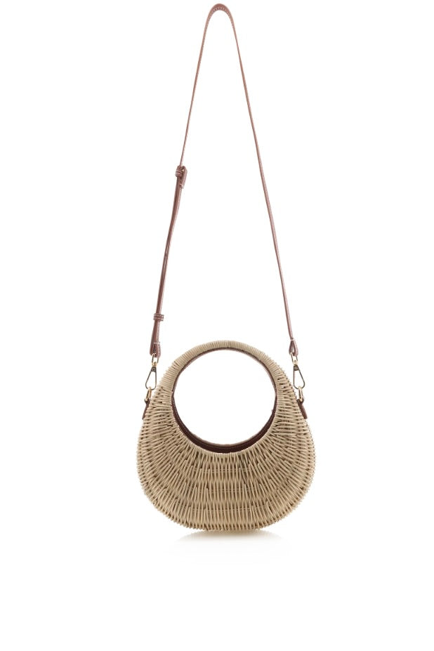 BILLINI - GIANNA HANDLE BAG - NATURAL RAFFIA