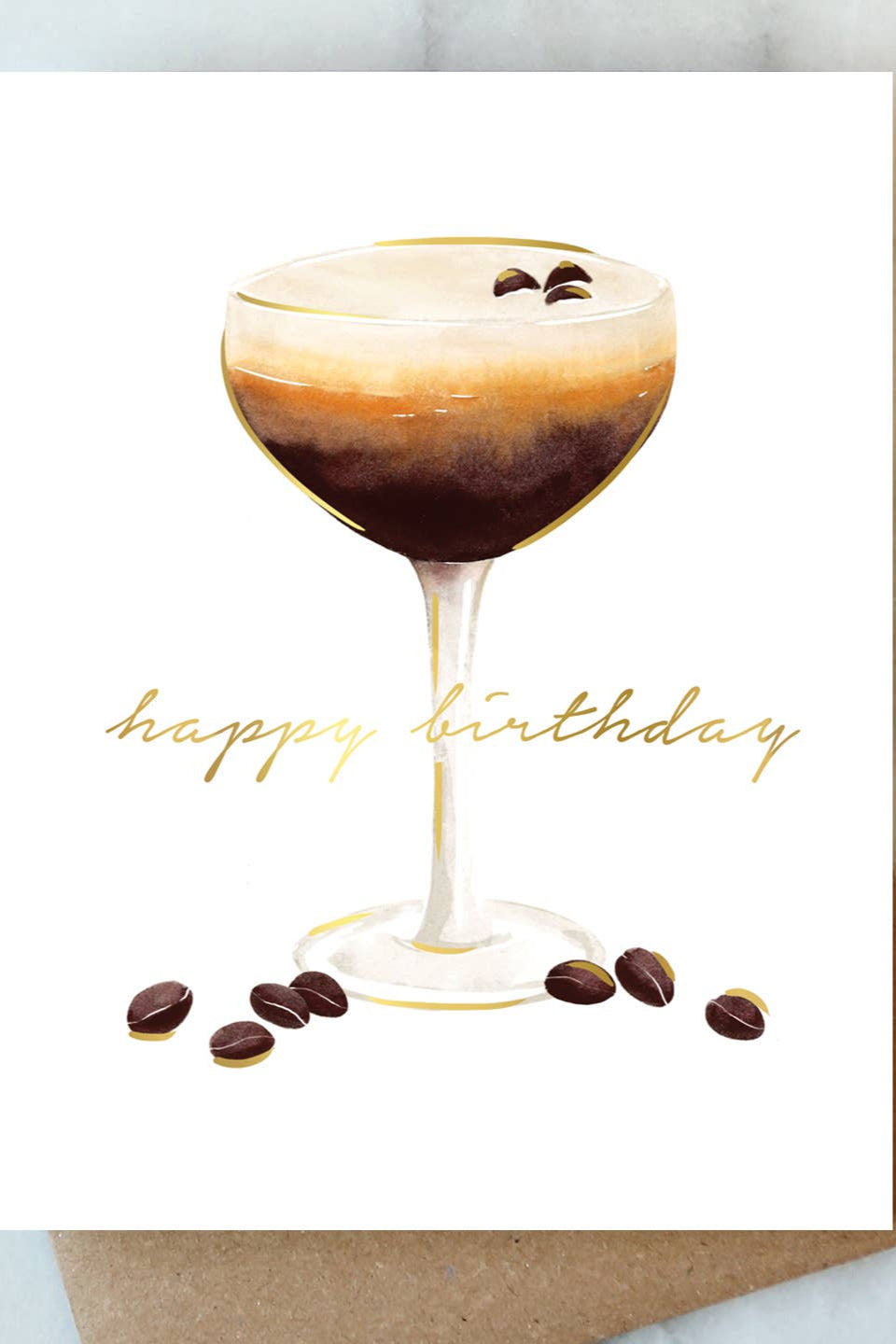 ESPRESSO YOURSELF BIRTHDAY CARD