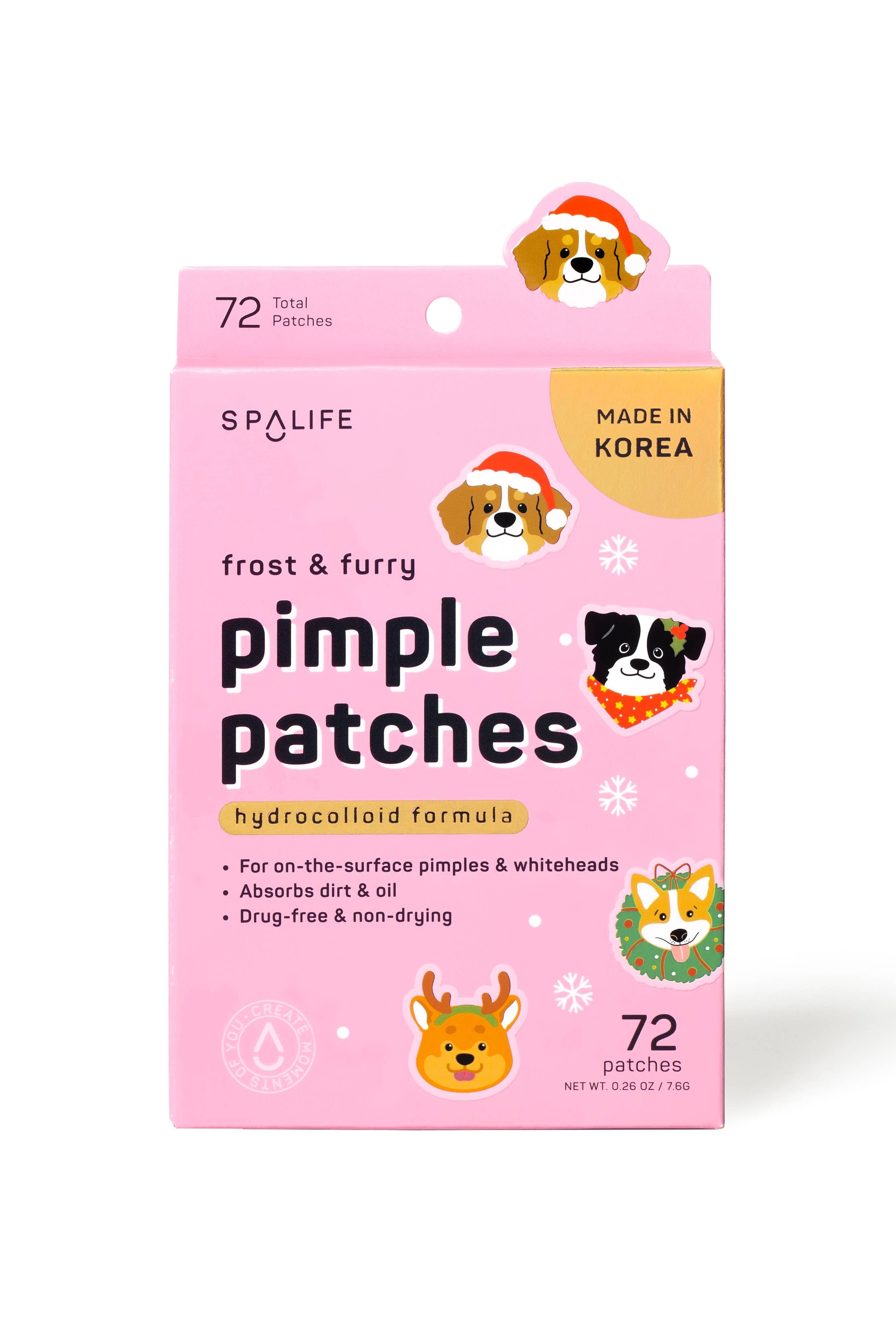 HOLIDAY FROSTY & FURRY PIMPLE PATCHES