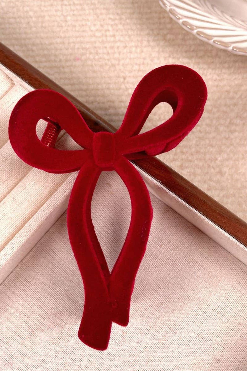 RED BOW CLIP