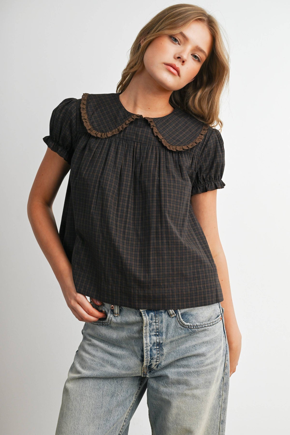 BRAMBLE COLLAR BLOUSE