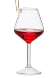 WINE GLASS ORNAMENT