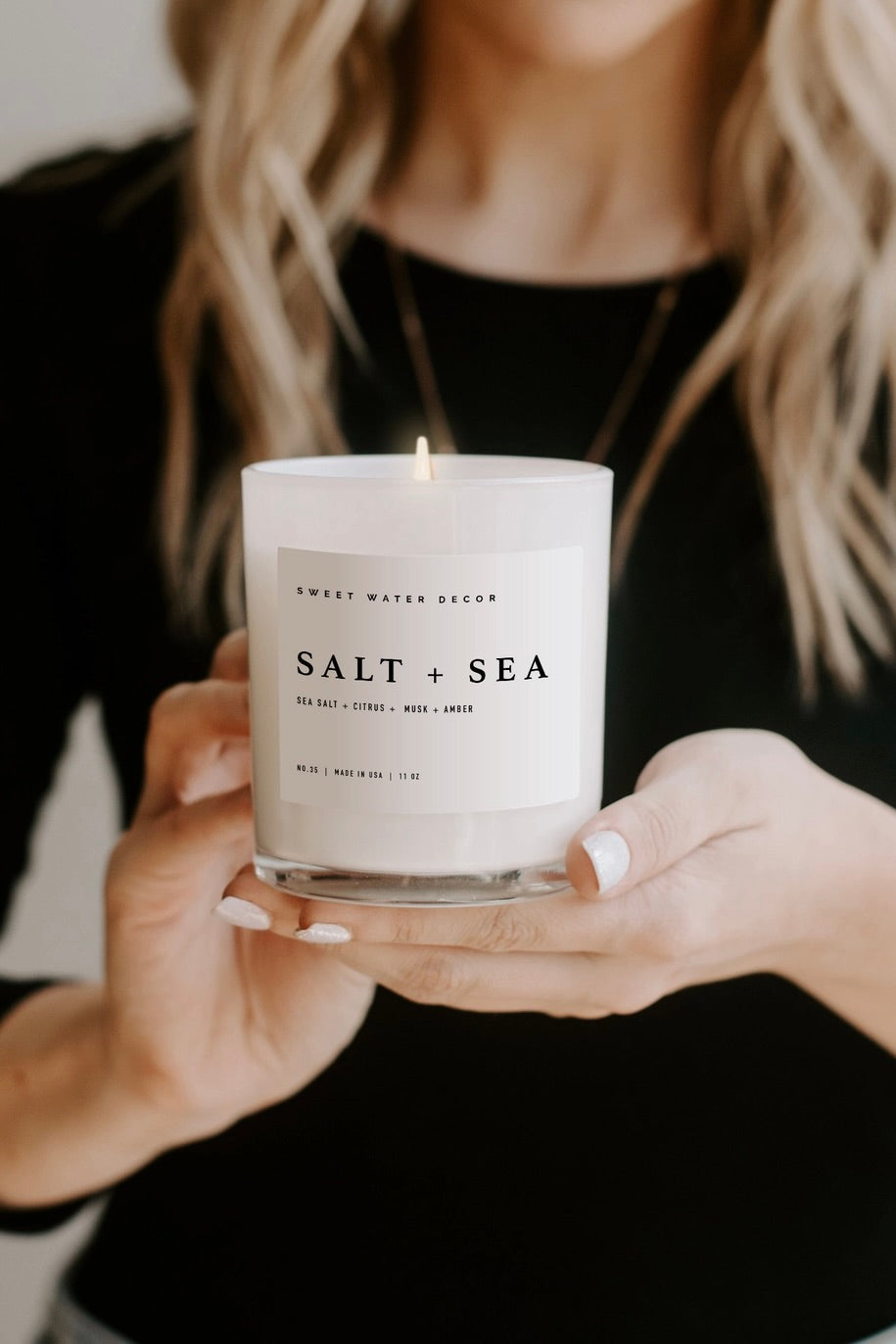 SALT AND SEA CANDLE - 11OZ