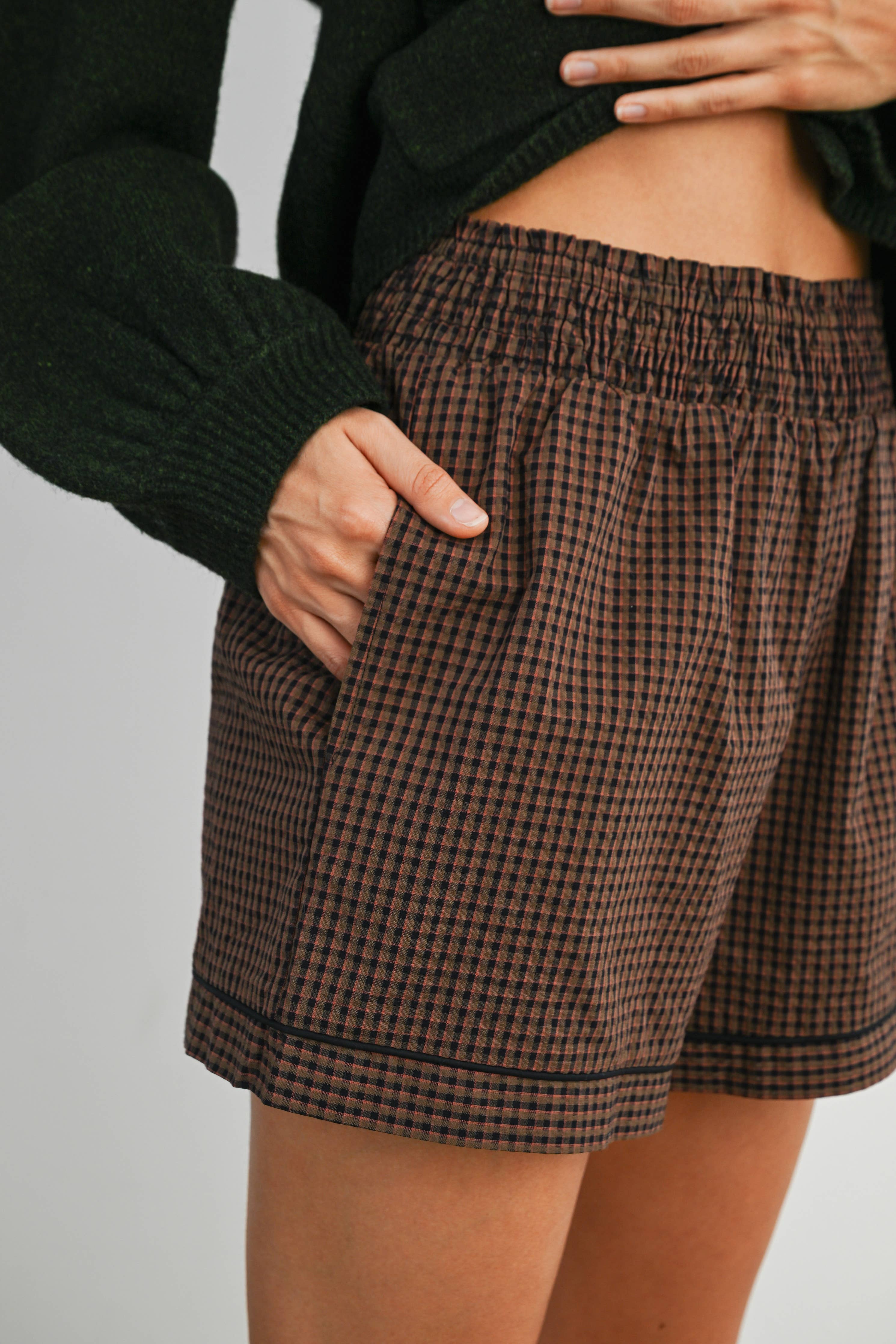 ASHFORD GINGHAM SHORT
