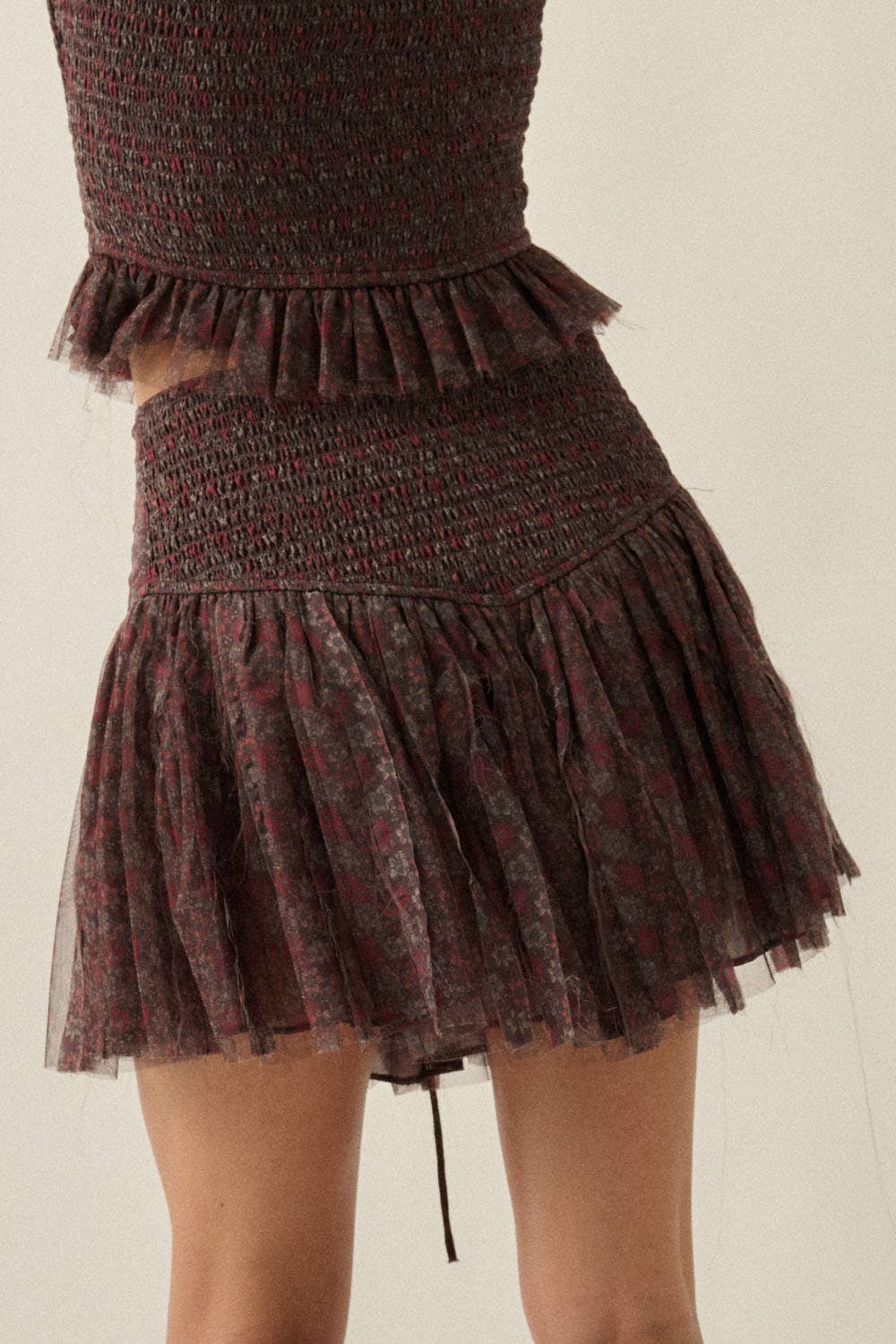 EDINBURGH LACE MINI SKORT