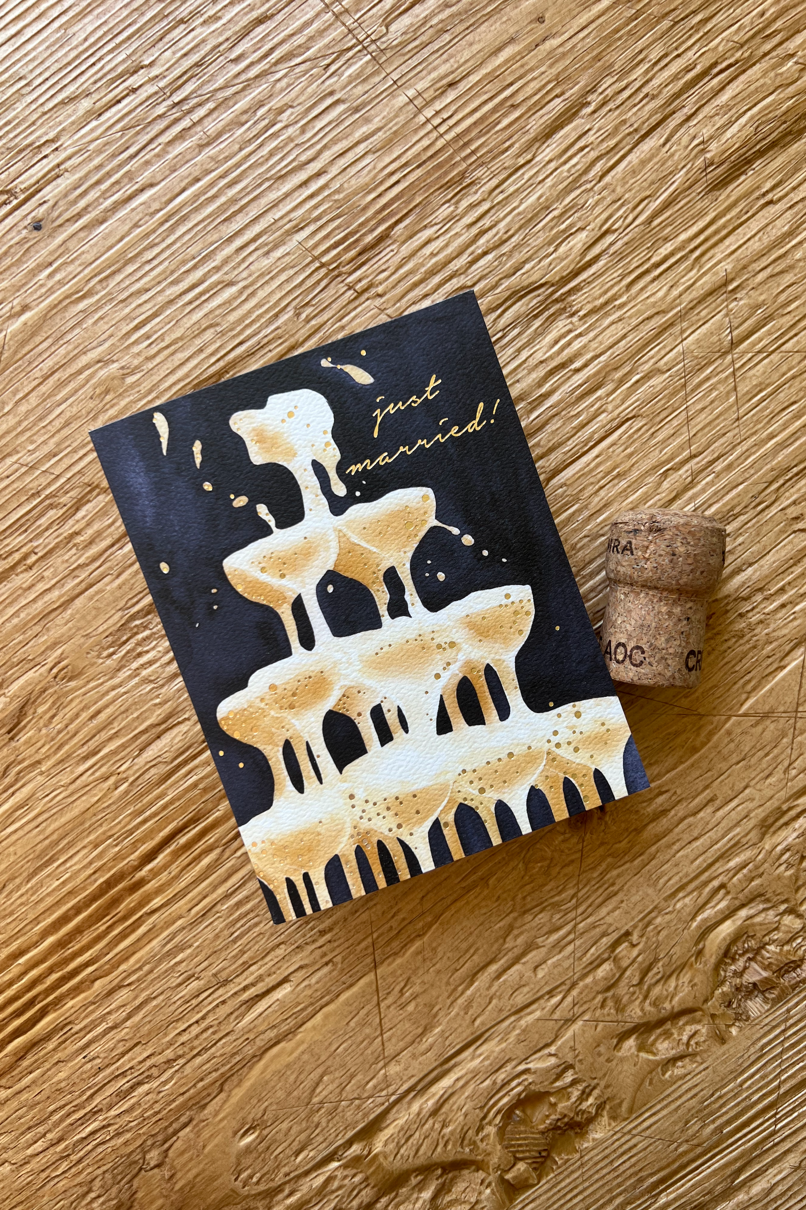 WEDDING BUBBLES CARD