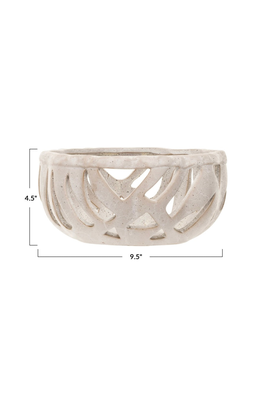 STONEWARE BREAD BASKET