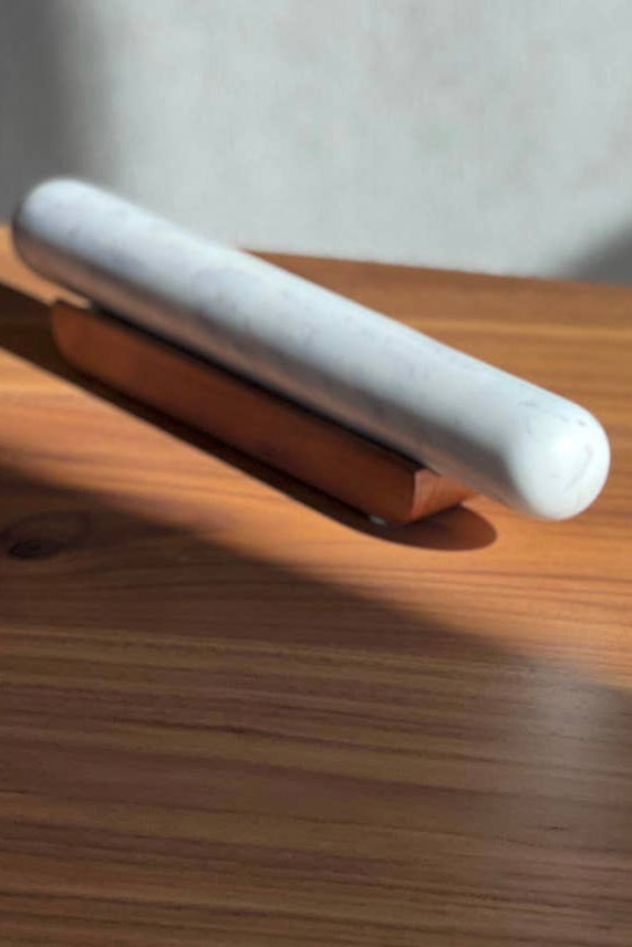 INDIAN MARBLE ROLLING PIN & BASE