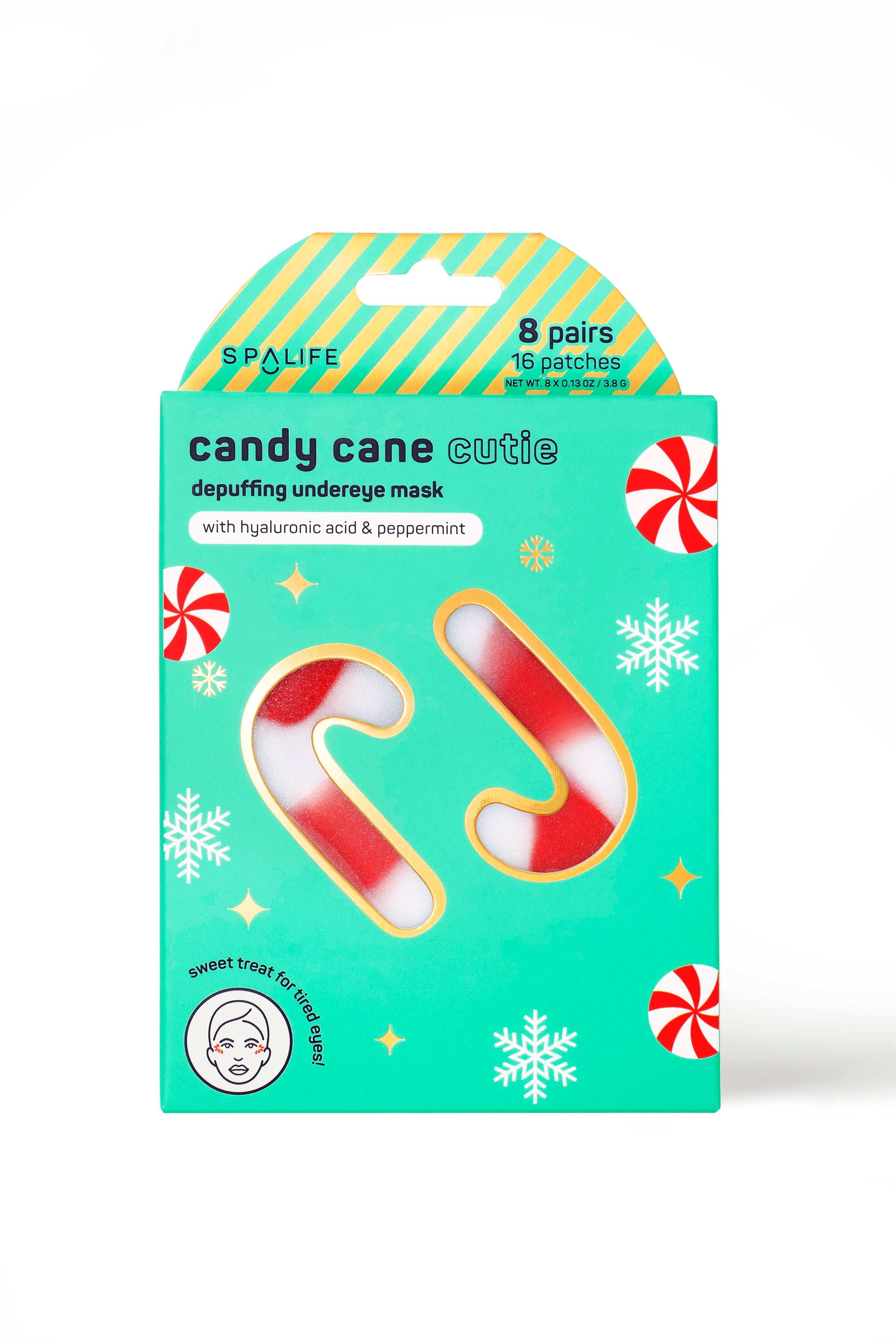 CANDY CANE EYE MASKS