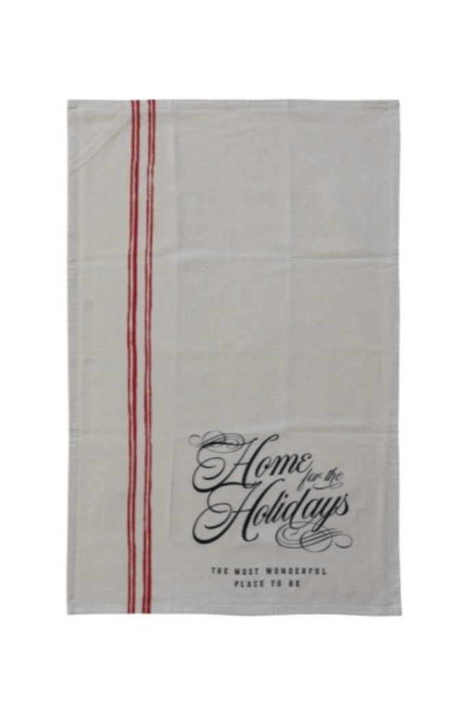 HOLIDAY TO REMEMBER TEA TOWELS